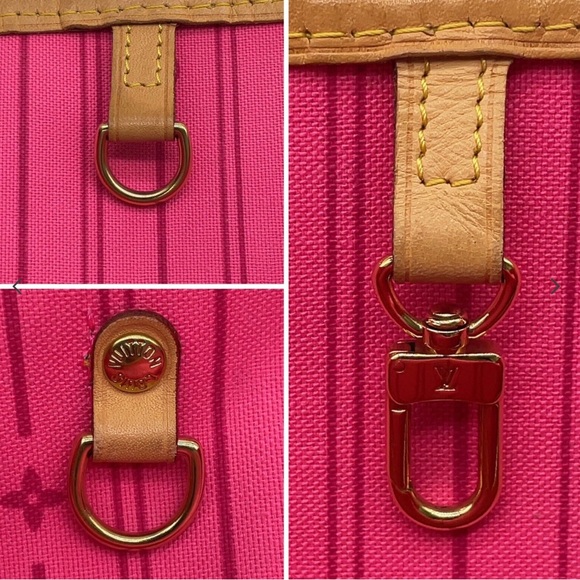 Auth Louis Vuitton Monogram Rose Neverfull MM M48613 Tote Bag NS060933 - Picture 13 of 16